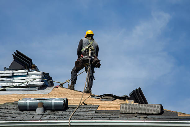 Professional Gutter Installation technician working in Sparks, GA